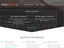 Tablet Screenshot of mojaanketa.si